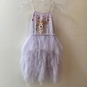 NWT Cotton On Kids Purple and Gold Tulle Dress